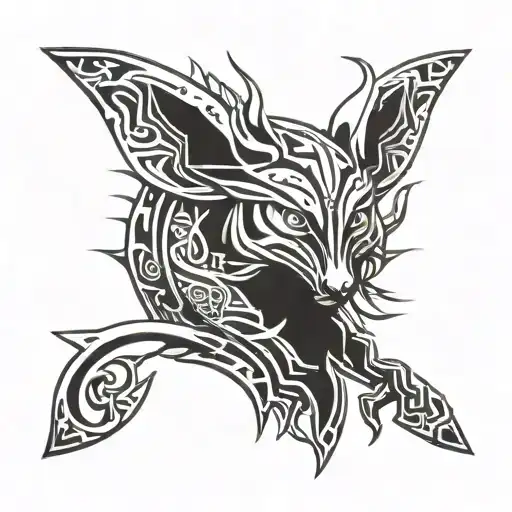 "Guardian Ratos" Yugioh card work  tattoo design idea