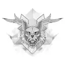 wand tattoo design idea