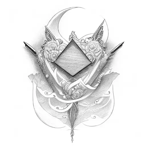 love and faith written together without taking much space tattoo design idea