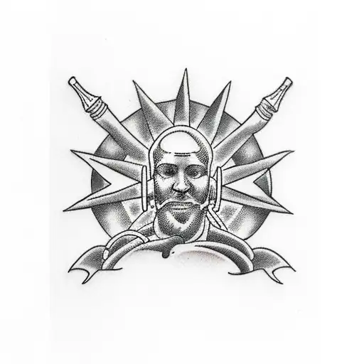 chastity cage  tattoo design idea