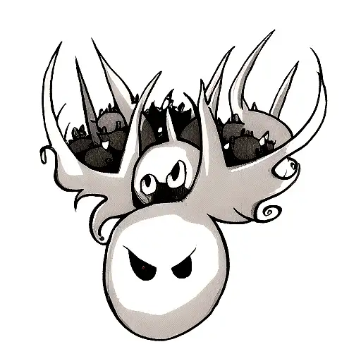 Hollow knight tattoo design idea