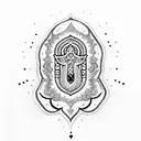 Hamsa Symbol tattoo design idea