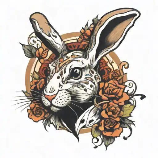 rabbit bdsm tattoo design idea