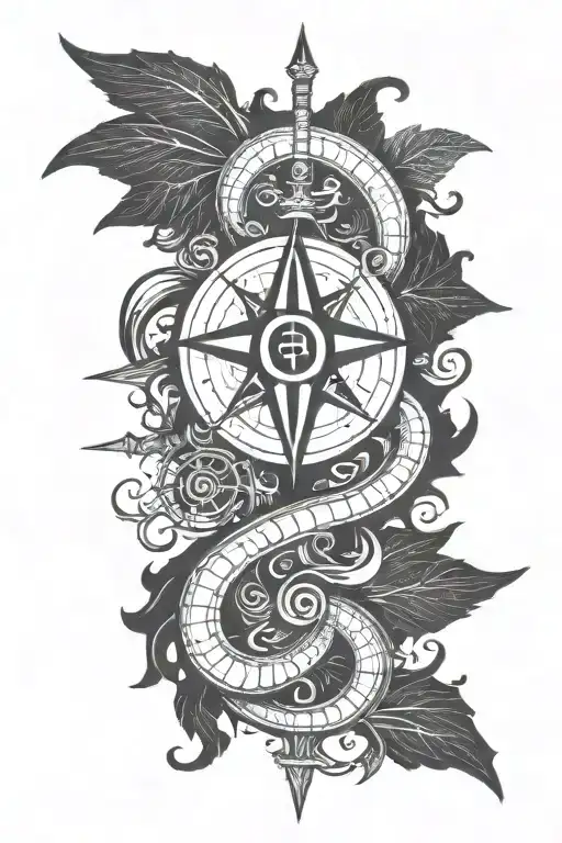 a sleeve with the symbol for the bondsmith from Stormlight Archieves by Brandon sanderson tattoo design idea