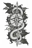 a sleeve with the symbol for the bondsmith from Stormlight Archieves by Brandon sanderson tattoo design idea