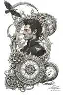 sleeve inspired by the stormlight archieves books, the wheel of time, the lies of locke lamora and the lightbringer tattoo design idea