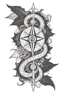 a sleeve with the symbol for the bondsmith from Stormlight Archieves by Brandon sanderson tattoo design idea