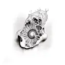 the creation of Adam tattoo design idea
