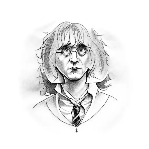 Harry potter, snape, hogwarts tattoo design idea