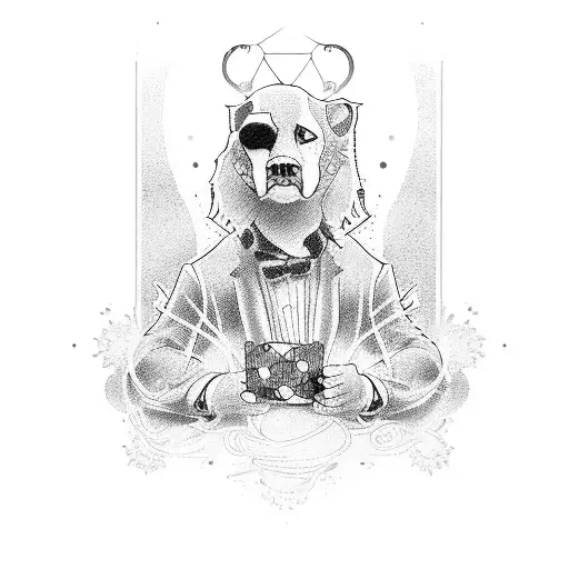 gambler  tattoo design idea