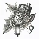 juice Wrld 999 tattoo design idea