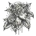 juice Wrld 999 tattoo design idea