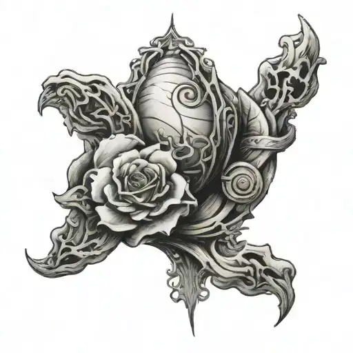 Thing progress, not perfection tattoo design idea