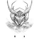 gladiator tattoo design idea