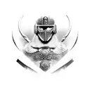 gladiator tattoo design idea