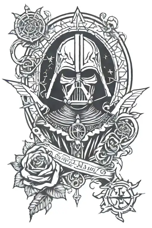 sith lords prayer tattoo design idea