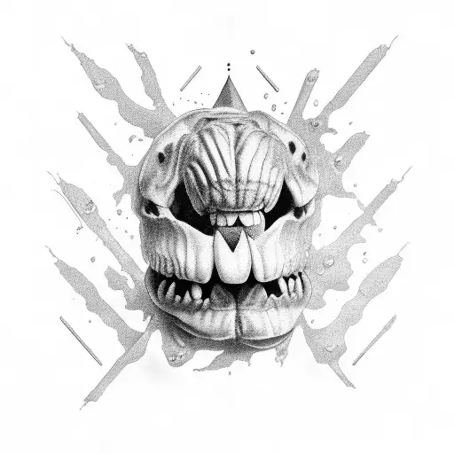 Rolling stones tongue tattoo design idea