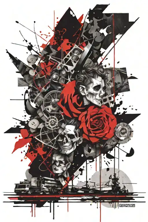 chaos theory tattoo design idea