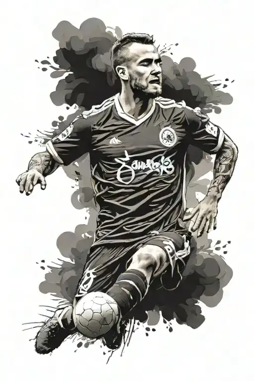 galatasaray football tatto tattoo design idea