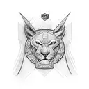 "clark" in cursive tattoo design idea