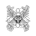 bushido code tattoo design idea