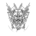 bushido code tattoo design idea