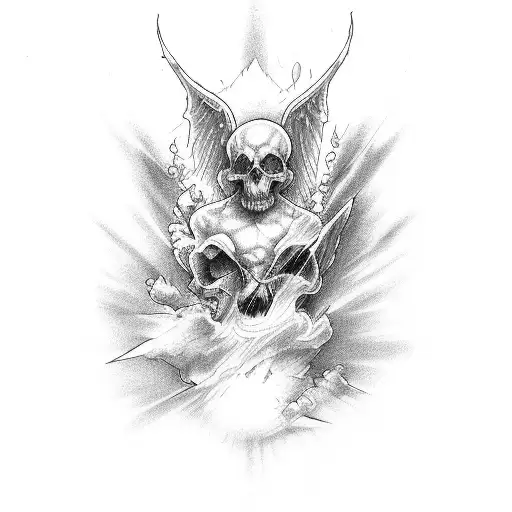 black listed from heaven tattoo design idea