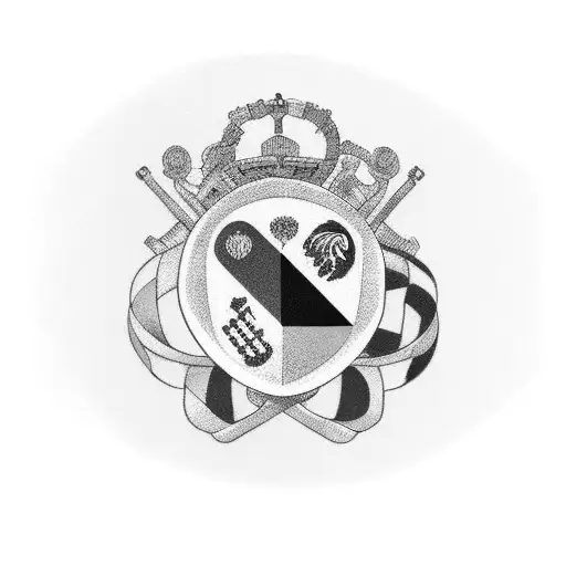 a minimalist style tattoo which represents Italy, France and Germany. Do NOT use the flags  tattoo design idea