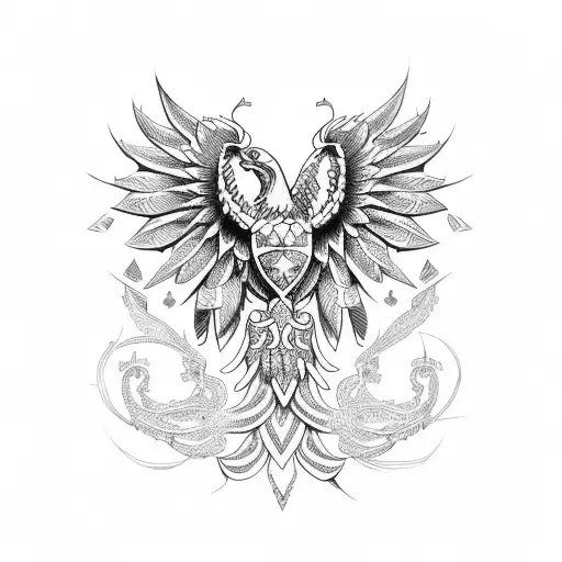 ukraine and poland tattoo design idea