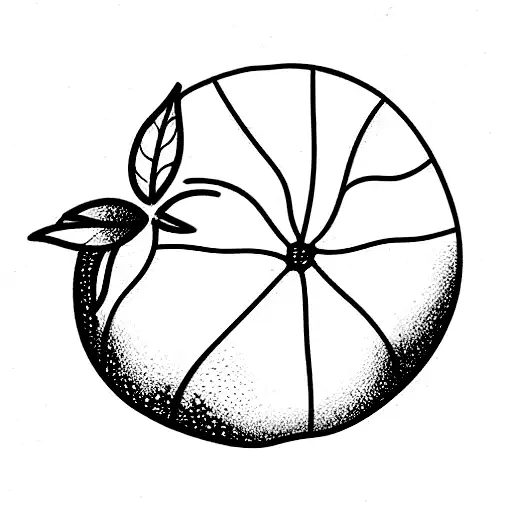 blueberrys and nature tattoo design idea