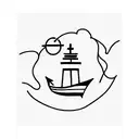 nautical  tattoo design idea