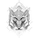 Череп  tattoo design idea