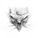 череп  tattoo design idea