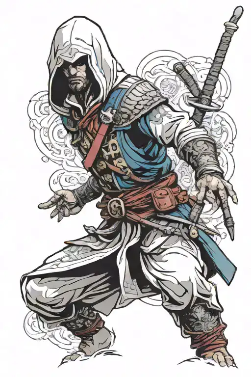 assassins creed tattoo design idea