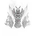 Anubis tattoo design idea