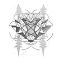 snowboard  tattoo design idea