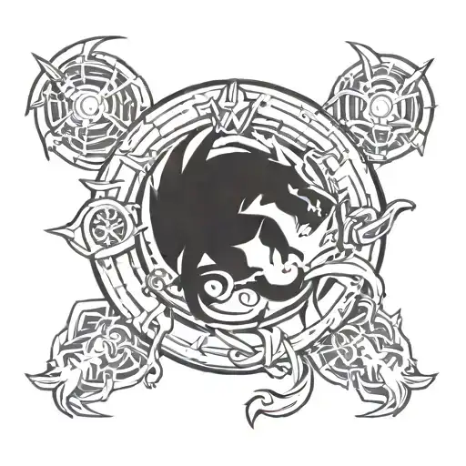 fullmetal alchemist brotherhood tattoo design idea