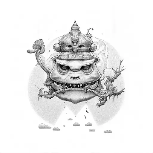 kodama marino tattoo design idea