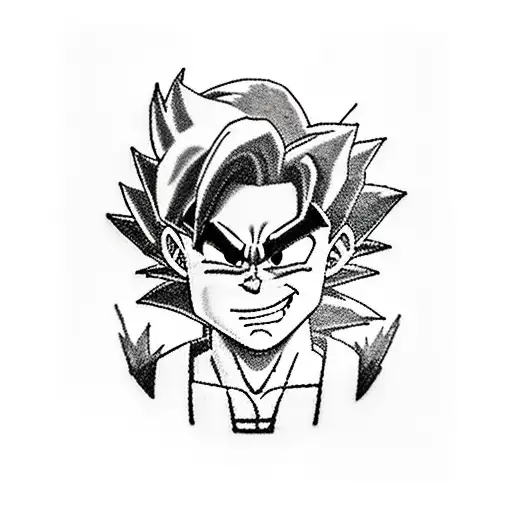 A group tattoo featuring all the favorite characters: Son Goku, Hey Arnold!, Samurai Jack, Pokemon, Crash Bandicoot, and the Teenage Mutant Ninja Turtles tattoo design idea