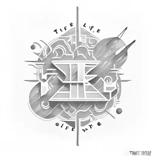 text: life is unfair kill yourself or get over it tattoo design idea