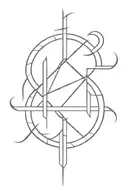bind rune symbolizing intention tattoo design idea