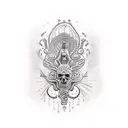 ciudad de bogota Colombia tattoo design idea