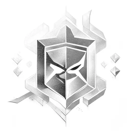 creatw a tattoo of fortnite midas symbol tattoo design idea