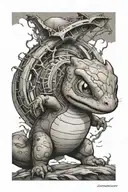 charmander  tattoo design idea