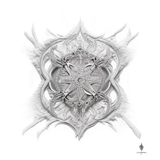 surrender tattoo design idea