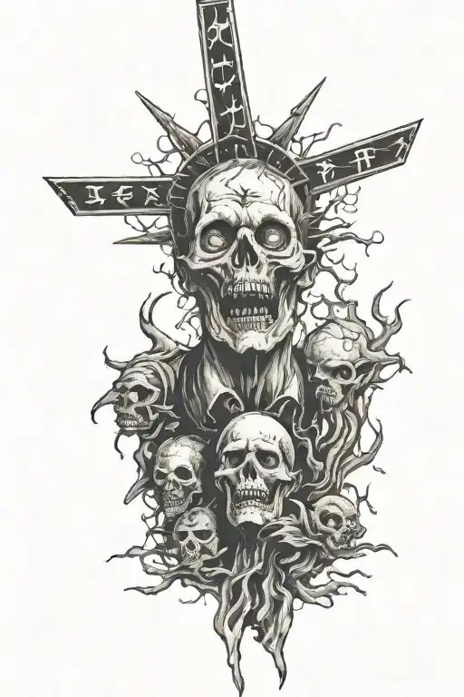 biblical tattoo design idea