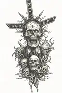 biblical tattoo design idea