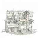 Depression tattoo design idea