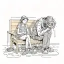 Depression tattoo design idea