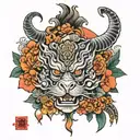 Tang Dynasty tattoo design idea
